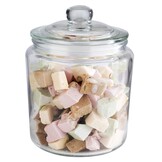 APS Storage Jar "Classic" - High-quality glass container for storage with a capacity of 0.9 liters - Your goods stay fresh thanks to the glass lid with seal, storage container - Maat 0,9 Liter