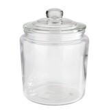 APS Storage Jar "Classic" - High-quality glass container for storage with a capacity of 0.9 liters - Your goods stay fresh thanks to the glass lid with seal, storage container - Maat 0,9 Liter