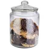 APS Storage Jar "Classic" - High-quality glass container for storage with a capacity of 0.9 liters - Your goods stay fresh thanks to the glass lid with seal, storage container - Maat 0,9 Liter