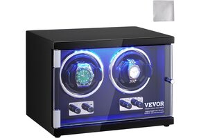 Automatische Horloge-opwinder Zwart | 2 Horloges | 5 Modi | 54% Korting