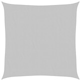 vidaXL Zonnezeil 3,6x3,6 m 100% polyester oxford lichtgrijs