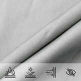 vidaXL Zonnezeil 3,6x3,6 m 100% polyester oxford lichtgrijs