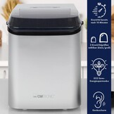Clatronic IJsblokjesmachine ijsblokjes na 10 minuten zelfreinigend voor grote en kleine blokjes 12 kg/24 uur kleine ijsmaker van 1 5 liter watertank ijsblokjesmaker EWB 3785 zilver