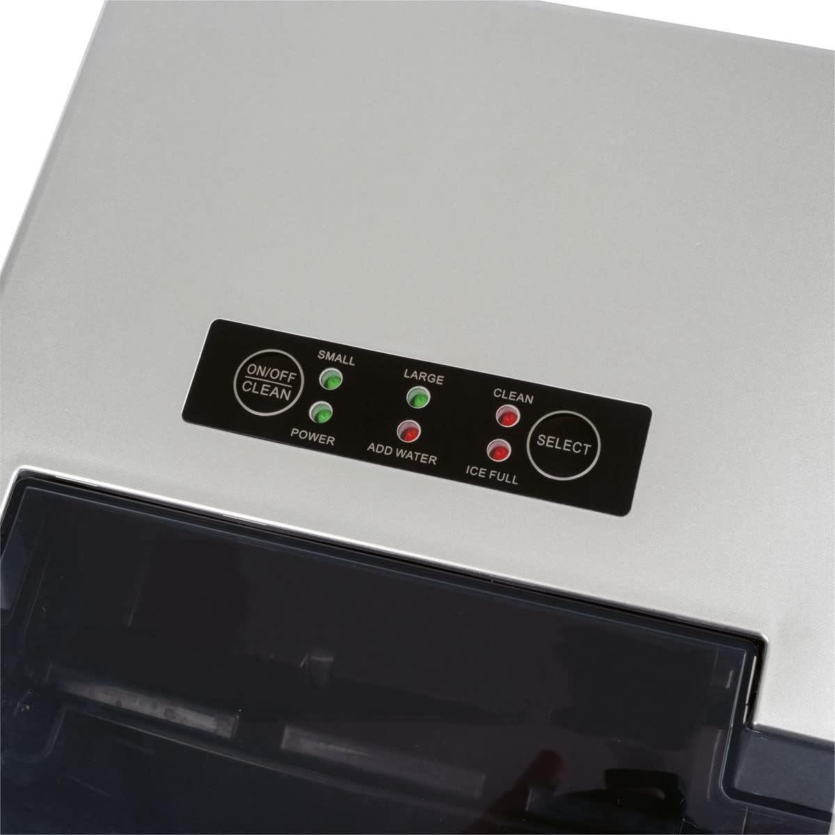 Clatronic IJsblokjesmachine ijsblokjes na 10 minuten zelfreinigend voor grote en kleine blokjes 12 kg/24 uur kleine ijsmaker van 1 5 liter watertank ijsblokjesmaker EWB 3785 zilver