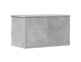 vidaXL Opbergbox 60x35x35 cm bewerkt hout betongrijs