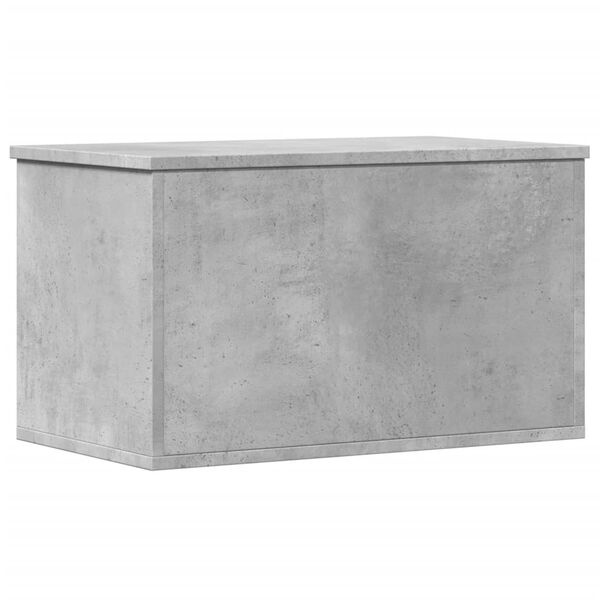 vidaXL Opbergbox 60x35x35 cm bewerkt hout betongrijs