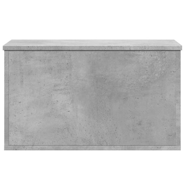 vidaXL Opbergbox 60x35x35 cm bewerkt hout betongrijs