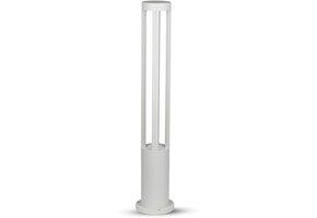 LED Tuinlamp 64% Korting | 10W | 80cm Hoog | Wit Aluminium