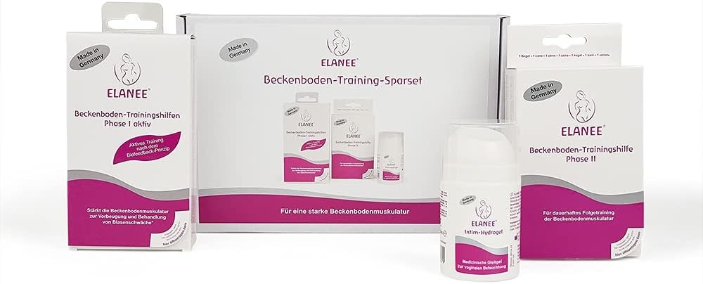 ELANEE Bekkenbodem Training Set 3-delig met Vaginale Cones en Glijmiddel (760-00)
