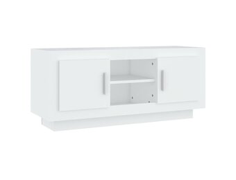 vidaXL Tv-meubel 102x35x45 cm bewerkt hout wit