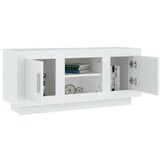 vidaXL Tv-meubel 102x35x45 cm bewerkt hout wit