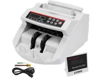 BuoQua bqp03ltu FJ0288 Euro-geldteller 1000 stuks/min met echtheidscontrole, bankbiljettenteller met uv- en MG-systemen, bankbiljettenteller UV-und MG-Systeme 7 kg Euro Doller Pound