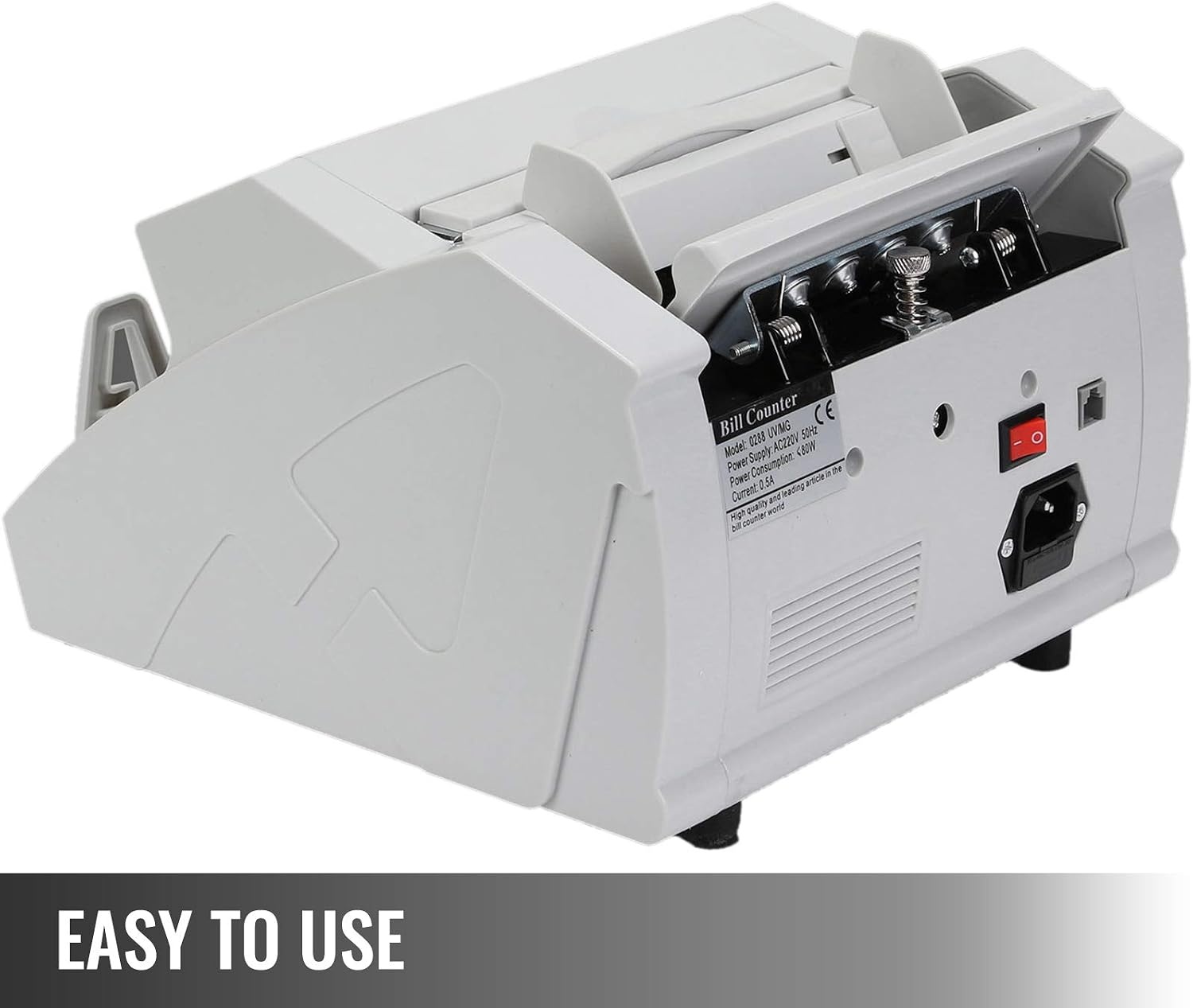 BuoQua bqp03ltu FJ0288 Euro-geldteller 1000 stuks/min met echtheidscontrole, bankbiljettenteller met uv- en MG-systemen, bankbiljettenteller UV-und MG-Systeme 7 kg Euro Doller Pound