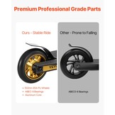 VEVOR Stuntstep voor kinderen van 11 tot 13 jaar, trucstep, 100 mm PU-wielen voor beginners en gevorderden, licht aluminium platform, ABEC-9-kogellagers