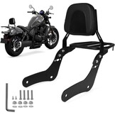 PSLER Sissybar, Rugleuning voor Rebel 1100, Afneembare Sissybar, Rugleuning voor Passagier Motorfiets met Bagagerek, voor Rebel CMX1100, Rebel 1100, DCT, ABS, 2021, 2022, 2023, 2024