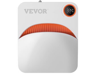 VEVOR Heat Press 200 x 168 x 77 mm Portable Multifunction Sublimation Heat Transfer Teflon Coated Shirt Printing Machine for Bags/T-Shirts/Cushions Vinyl Projects