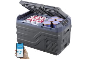 Draagbare Koelbox/Vriezer 25L -20°C/+20°C 12/24V AC/DC Grijs met 35% Korting