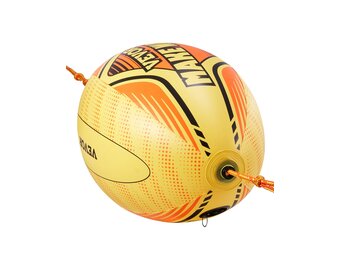 VEVOR Booster Ball voor Funbanden - Geel - 101 x 65 x 65 cm - Inclusief Treklijn