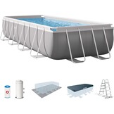 Intex 26784NP 3M X 1.75M X 0.8M Prism Frame Rectangular Pool Set - Maat 300x175x80cm