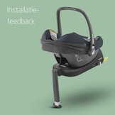 Maxi-Cosi CabrioFix i-Size Autostoel-base, 40-75 cm, 0-12 kg, ISOFIX Base, Installatie Feedback, Click & Go, Compatibel met de Maxi-Cosi CabrioFix i-Size Baby Autostoel, zwart