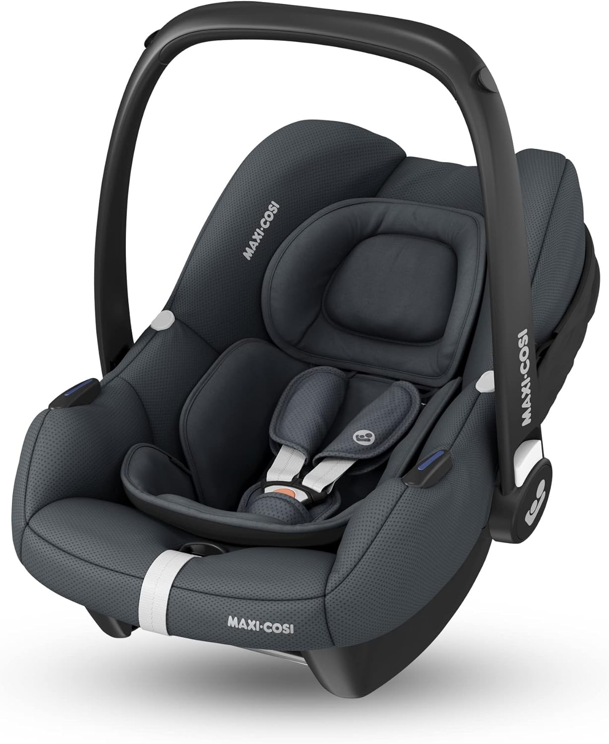Maxi-Cosi CabrioFix i-Size Autostoel-base, 40-75 cm, 0-12 kg, ISOFIX Base, Installatie Feedback, Click & Go, Compatibel met de Maxi-Cosi CabrioFix i-Size Baby Autostoel, zwart