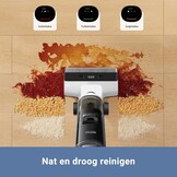 Dreame MOVA K20 Natte en droge stofzuiger, lichtgewicht stofzuiger van 4 kg, automatische reiniging van borstel, looptijd van 30 minuten, reiniging met dubbele rand