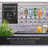 Barbarian 6-Fles Professionele Drankdispenser voor thuisbar - Zwart