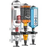 Barbarian 6-Fles Professionele Drankdispenser voor thuisbar - Zwart