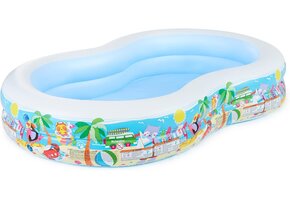 Opblaasbaar Familiezwembad Swim Center Paradise Lagoon 262cm - 33% Korting