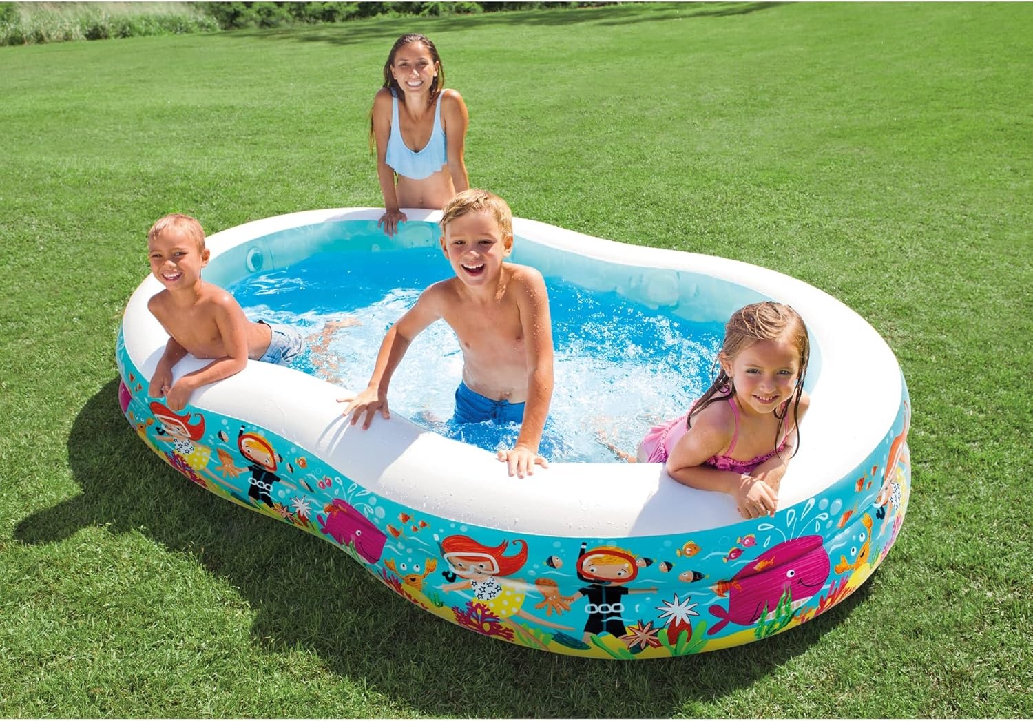 Intex 56490NP Paradise Lagoon Zwembad, 262cm x 160cm x 46cm