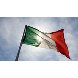 Dreamark Italiaanse Vlag - 90 x 150 cm - Groen, Wit en Rood - Set van 2
