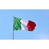 Dreamark Italiaanse Vlag - 90 x 150 cm - Groen, Wit en Rood - Set van 2