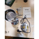 VEVOR Elektrische molen voor granen, 150 g, commerciële kruidenmolen, hoge snelheid, 850 W, roestvrijstalen poedermachine, voor droge granen, specerijen, koffie, maïs, peper, oscillerend type