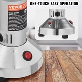 VEVOR Elektrische molen voor granen, 150 g, commerciële kruidenmolen, hoge snelheid, 850 W, roestvrijstalen poedermachine, voor droge granen, specerijen, koffie, maïs, peper, oscillerend type