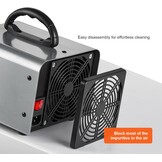 VEVOR Ozon Generator - Luchtzuiveraar - 36.000 mg/u - Grijs - 17,5 x 19,7 x 16 cm