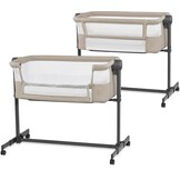Kinderkraft NESTEE UP 2 Co-Sleeper en Wieg - 98 x 51 cm - Beige