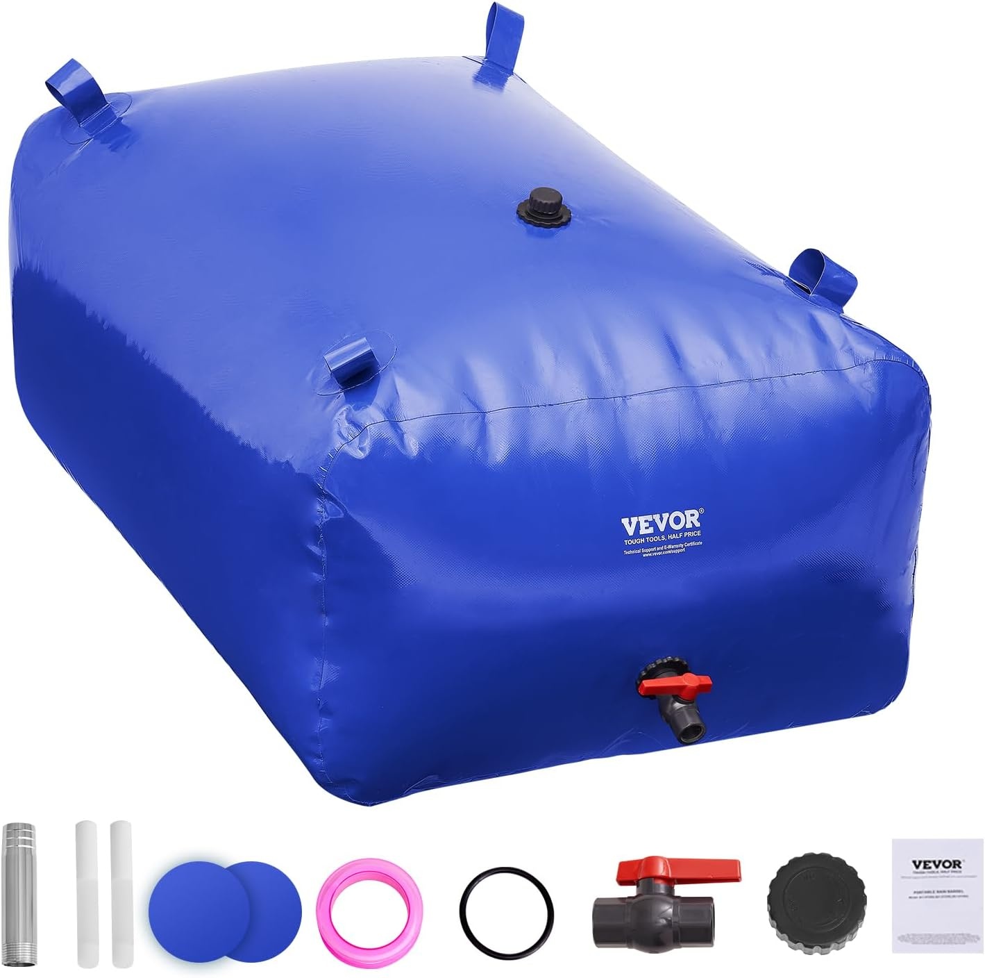 VEVOR Watertank 400 Liter - Opvouwbare Waterzak Blauw - 105.7 Gallon