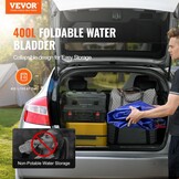 VEVOR Watertank 400 Liter - Opvouwbare Waterzak Blauw - 105.7 Gallon