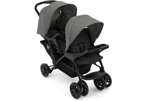 Tandem Kinderwagen voor 2 Kinderen - Compact & Één Hand Inklapbaar - 41% Korting