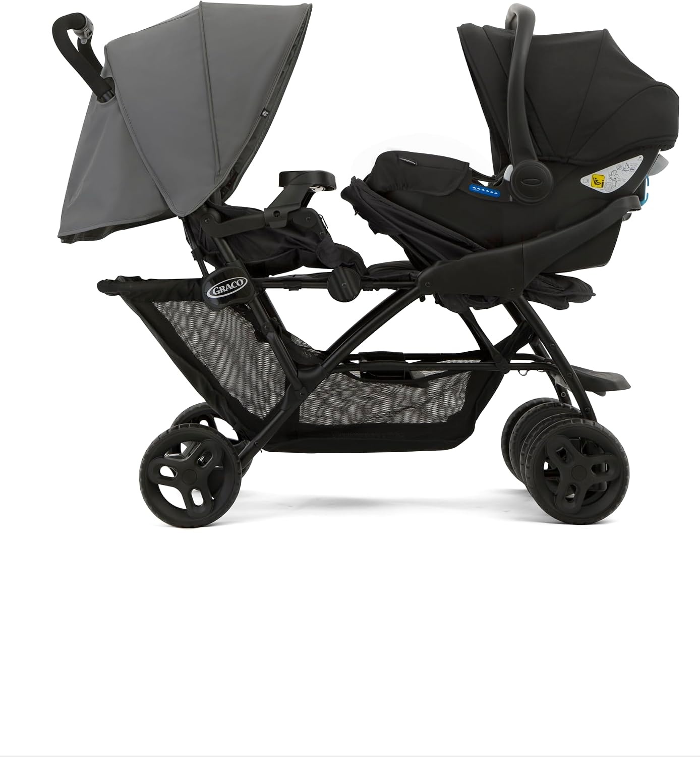Graco Stadium Duo Duowagen - Tandem Kinderwagen - Titanium