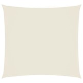 vidaXL Zonnescherm vierkant 3x3 m oxford stof crèmekleurig