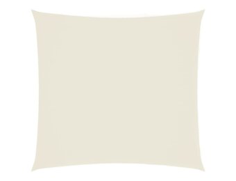 vidaXL Zonnescherm vierkant 3x3 m oxford stof crèmekleurig