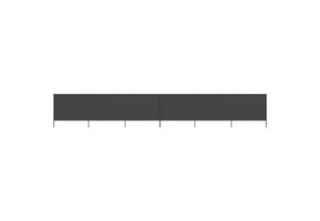 vidaXL Windscherm 6-panelen 800x160 cm Antraciet - 34% Korting!