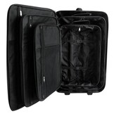 vidaXL Reisbagage set zwart 5-delig