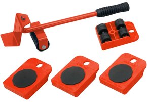 Meubeltransportrollerset 5-delig - 30% Korting!