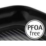 WMF Durado Grillpan 28 x 28 cm RVS met Keramische Antiaanbaklaag