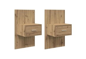 vidaXL Bedkast Artisanaal Eikenkleurig met 60% Korting
