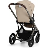 CYBEX Gold TALOS S LUX Kinderwagen, Vanaf de Geboorte Tot 22 kg (ca. 4 jaar), Met Off-Road Vering, Verstelbare Duwbeugel en Ergonomische Ligpositie, Almond Beige