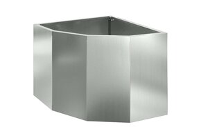 VidaXL Hoek Plantenbak Zilver (40% Korting)