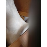 Planter cement grey used 23x20x33cm (2 pieces)